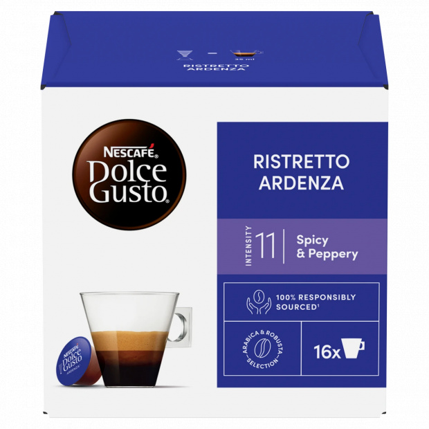 NESCAFÉ Dolce Gusto Ristretto Ardenza kávékapszula 16 x 6,5 g (104 g)