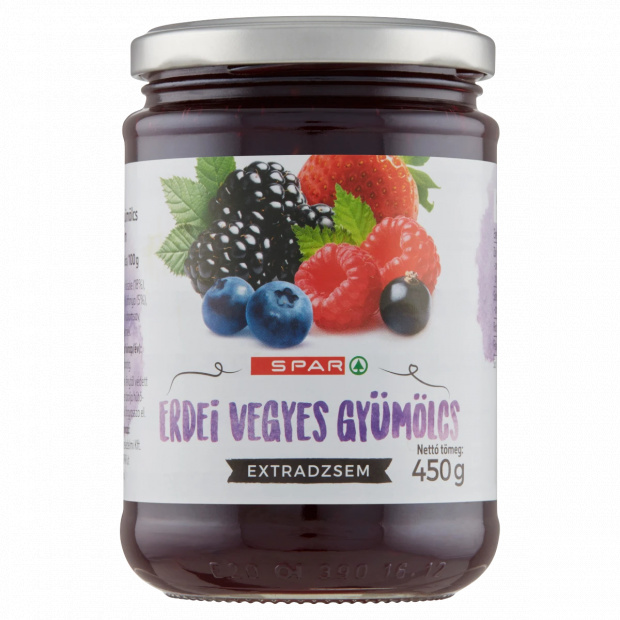SPAR erdei vegyes gyümölcs extradzsem 450 g SPAR erdei vegyes gyümölcs extradzsem 450 g