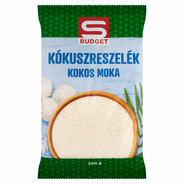 S-Budget kókuszreszelék 200 g