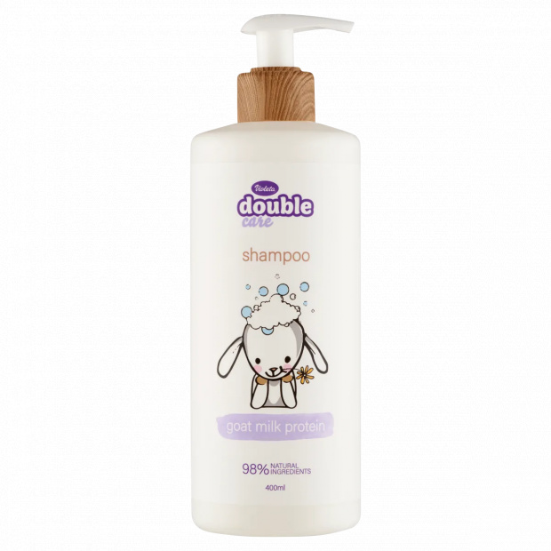 Violeta Double Care sampon kecsketejes fehérjével 400 ml