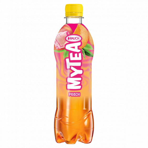 Rauch MyTea Peach ice tea őszibarackos üdítőital fekete teából 0,5 l