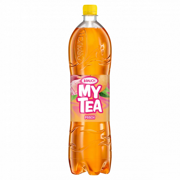 Rauch MyTea Peach ice tea őszibarackos üdítőital fekete teából 1,5 l