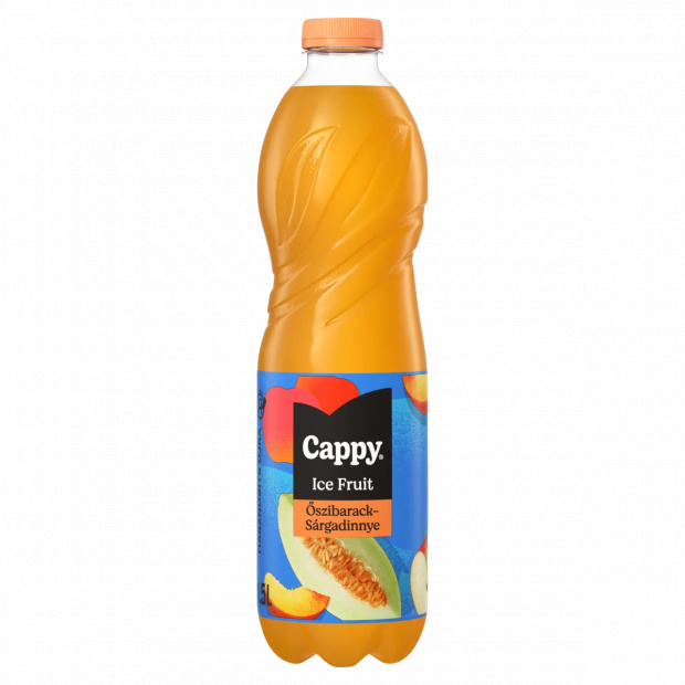 Cappy Ice Fruit szénsavmentes alma-őszibarack-sárgadinnye ital citromfű ízesítéssel 1,5 l Cappy Ice Fruit szénsavmentes alma-őszibarack-sárgadinnye ital citromfű ízesítéssel 1,5 l