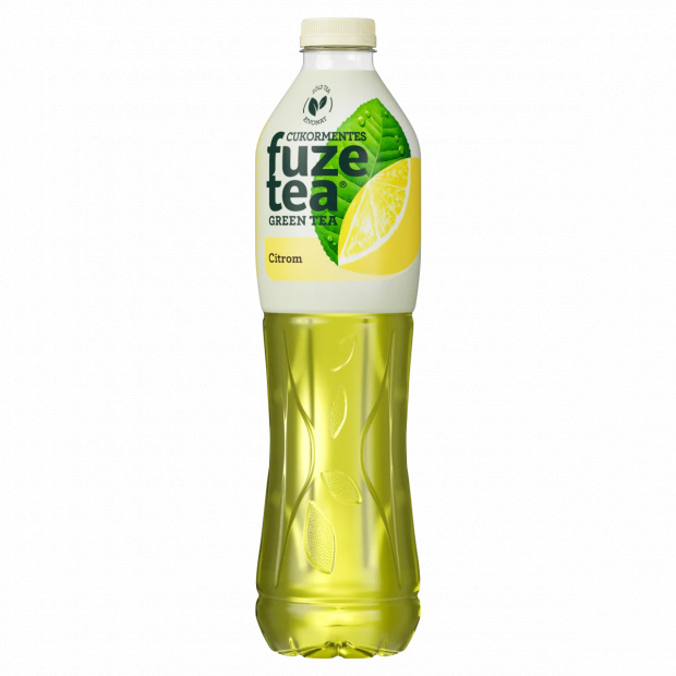 Fuze Tea szénsavmentes citromízű üdítőital zöld tea kivonattal édesítőszerekkel 1,5 l