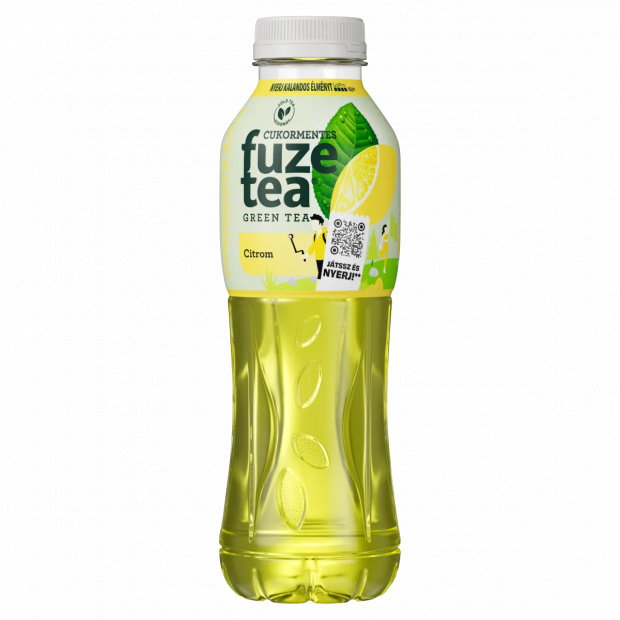 Fuze Tea energiamentes, szénsavmentes citromízű üdítőital zöld tea kivonattal 500 ml Fuze Tea energiamentes, szénsavmentes citromízű üdítőital zöld tea kivonattal 500 ml