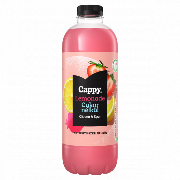 Cappy Lemonade szénsavmentes citromos üdítőital eperlével és édesítőszerekkel 1,25 l Cappy Lemonade szénsavmentes citromos üdítőital eperlével és édesítőszerekkel 1,25 l