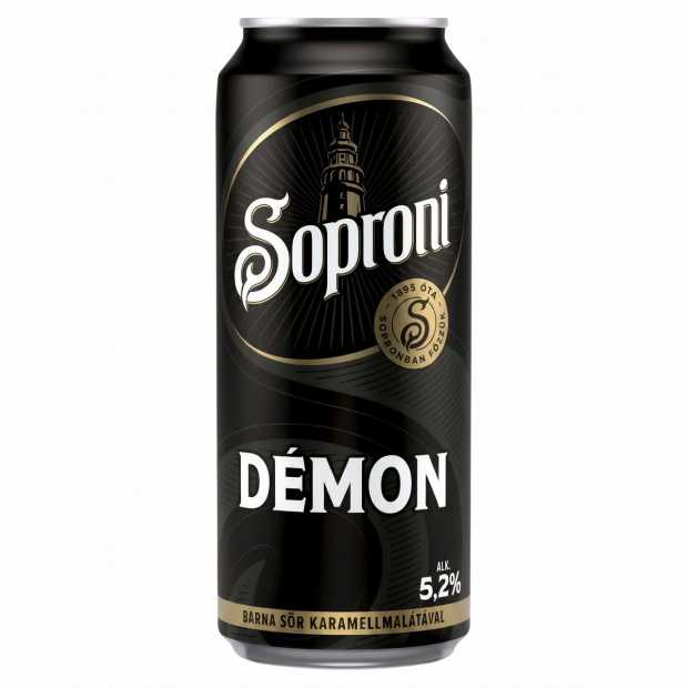 Soproni Óvatos Duhaj Démon barna sör karamellmalátával 5,2% 500 ml