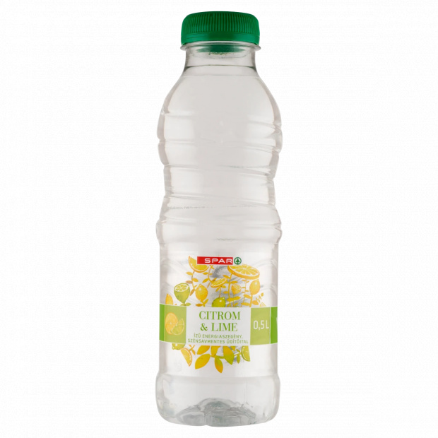 SPAR citrom & lime ízű energiaszegény, szénsavmentes üdítőital 0,5 l
