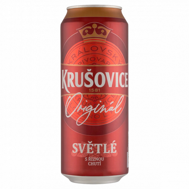 Krušovice Originál import világos sör 4,2% 500 ml 
