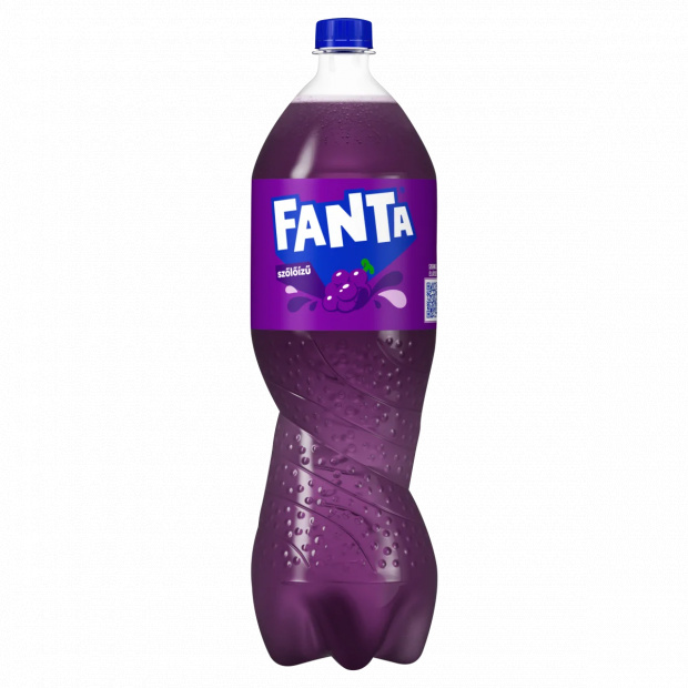Fanta szőlőízű szénsavas üdítőital cukorral és édesítőszerekkel 1,75 l