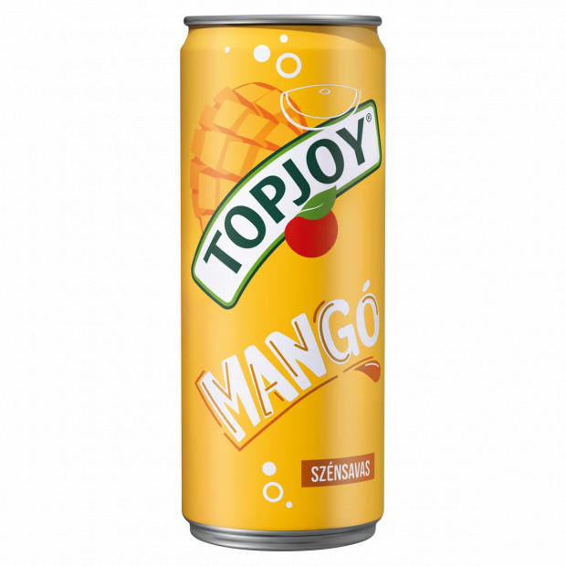 Topjoy mangó ízű szénsavas üdítőital 330 ml