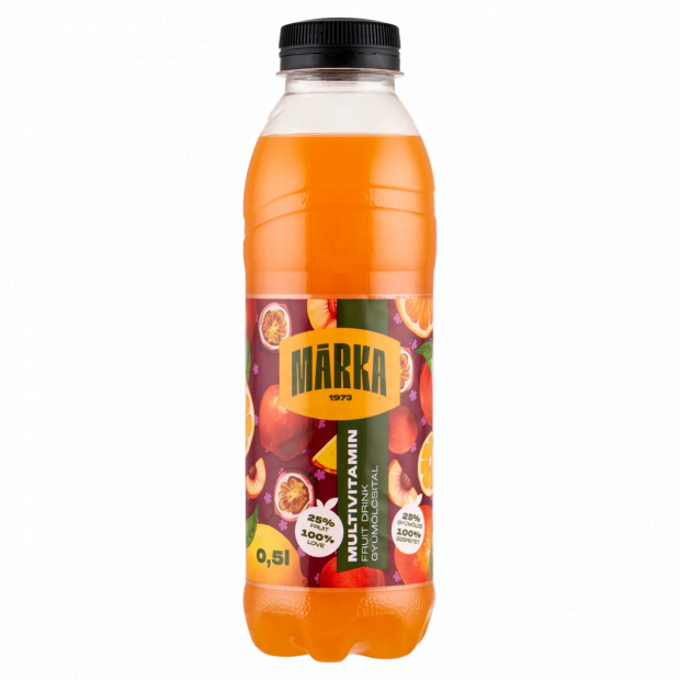 Márka Fruitica mutivitamin szénsavmentes vegyes gyümölcsital cukorral 0,5 l