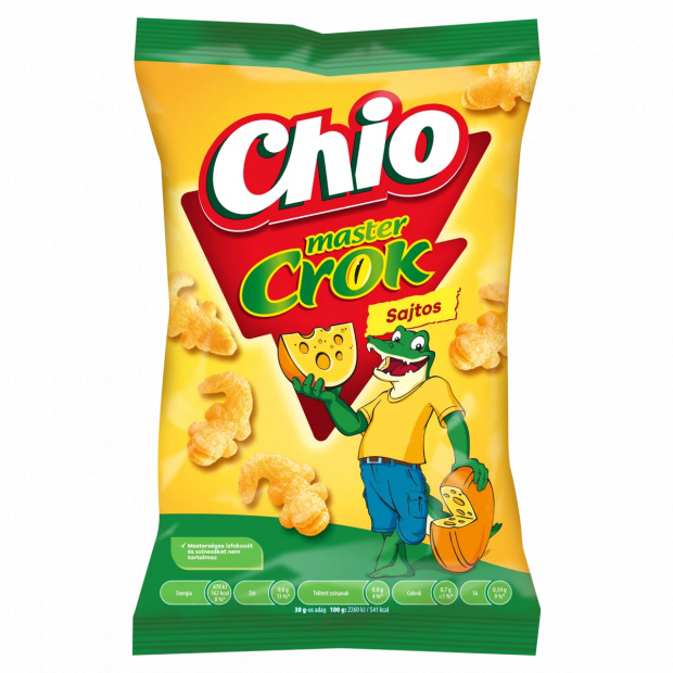 Chio Master Crok sajtos ízű kukoricasnack 40 g