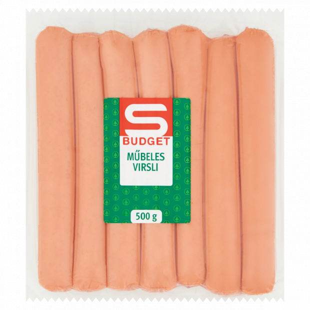 S-Budget műbeles virsli 500 g