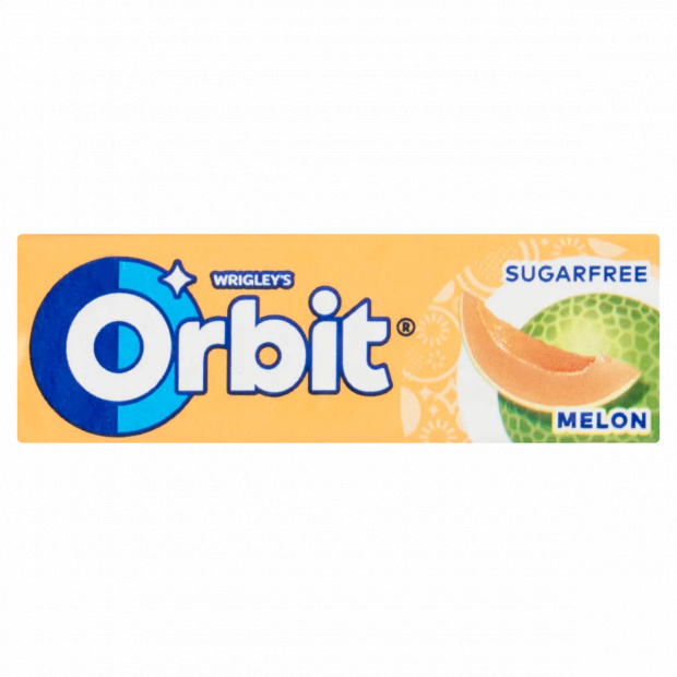 Orbit Melon dinnyeízű cukormentes rágógumi édesítőszerrel 14 g Orbit Melon dinnyeízű cukormentes rágógumi édesítőszerrel 14 g