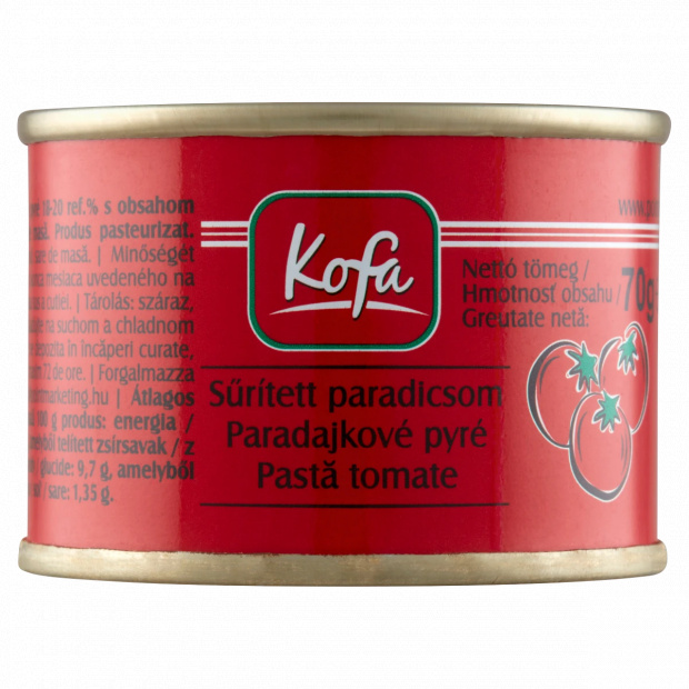 Kofa sűrített paradicsom 70 g Kofa sűrített paradicsom 70 g