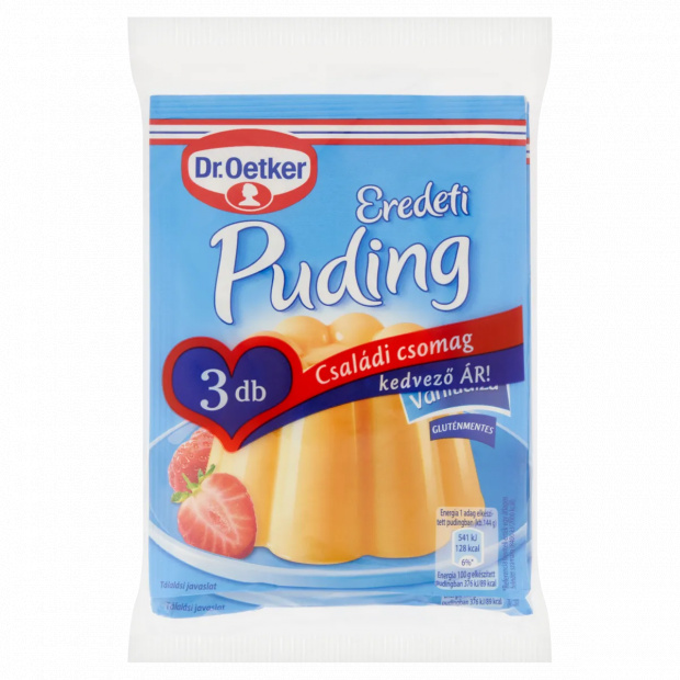 Dr. Oetker Eredeti Puding vaníliaízű pudingpor 3 x 40 g