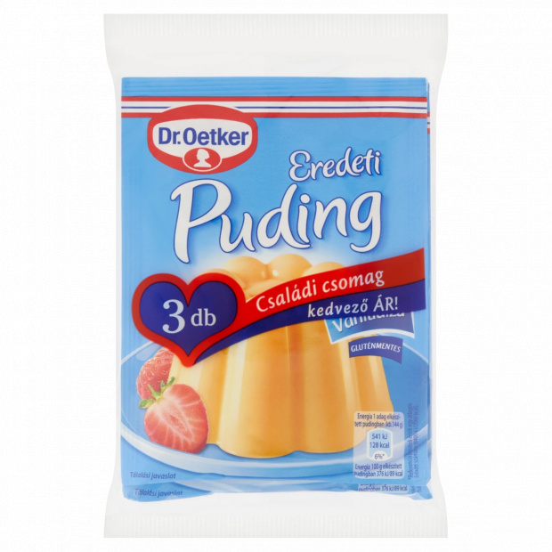 Dr. Oetker Eredeti Puding vaníliaízű pudingpor 3 x 40 g Dr. Oetker Eredeti Puding vaníliaízű pudingpor 3 x 40 g