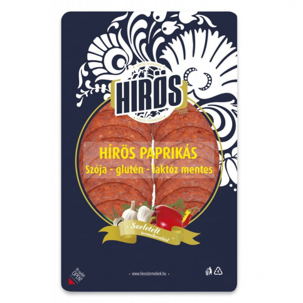 Hírös szeletelt paprikás szelet 55 g