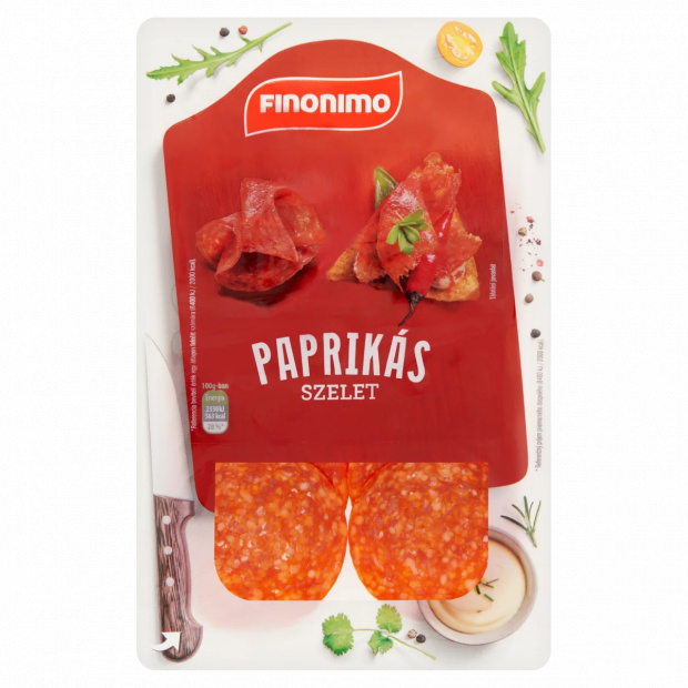 Finonimo szeletelt paprikás szelet 55 g Finonimo szeletelt paprikás szelet 55 g