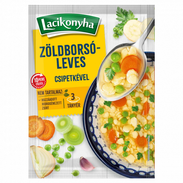 Lacikonyha zöldborsóleves csipetkével 77 g