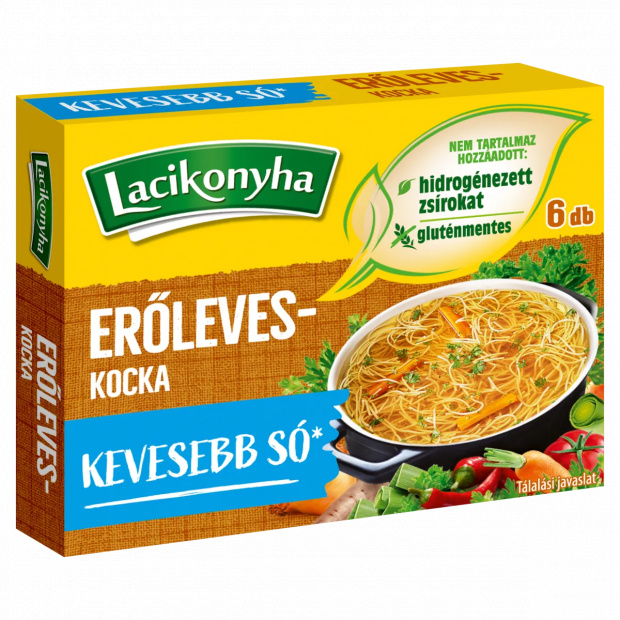 Lacikonyha erőleveskocka 6 x 10 g (60 g)