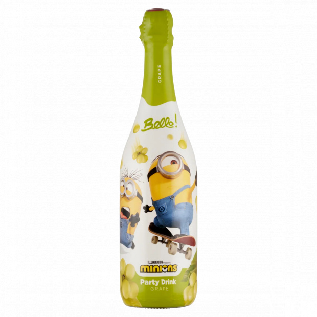 Bello! Minions Party Drink szőlő ízű szénsavas üdítőital 750 ml