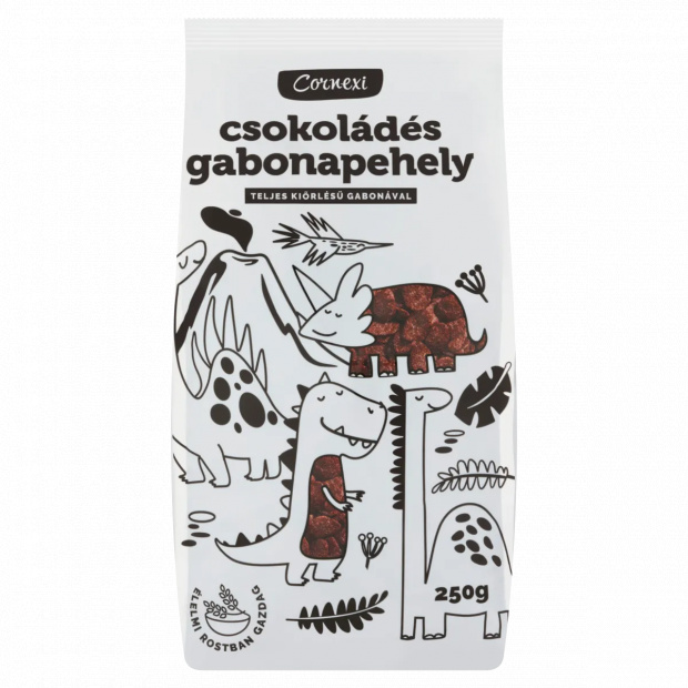 Cornexi csokoládés gabonapehely teljes kiőrlésű gabonával 250 g