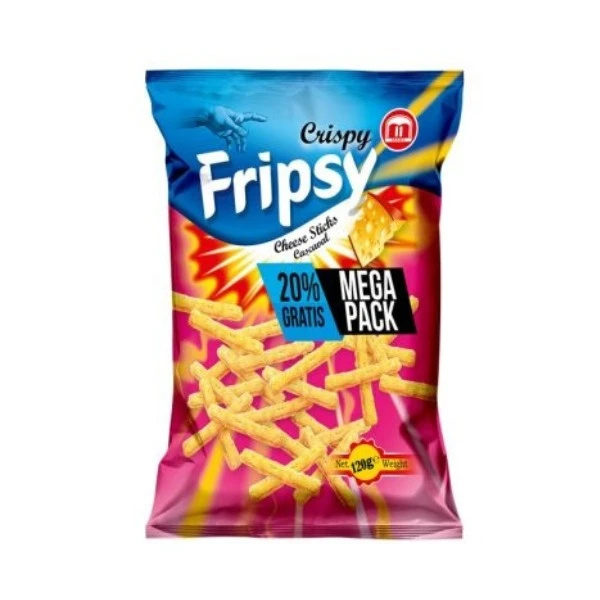 FRIPSY SAJTOS ÍZŰ STICKS 120G