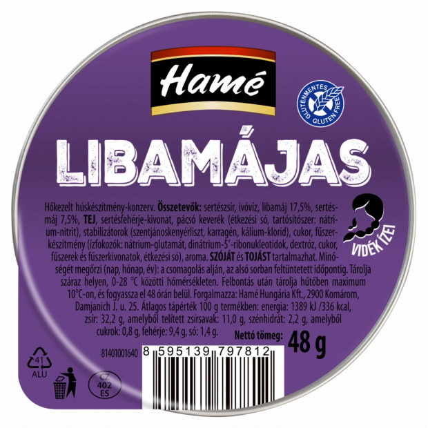 Hamé libamájas 48 g