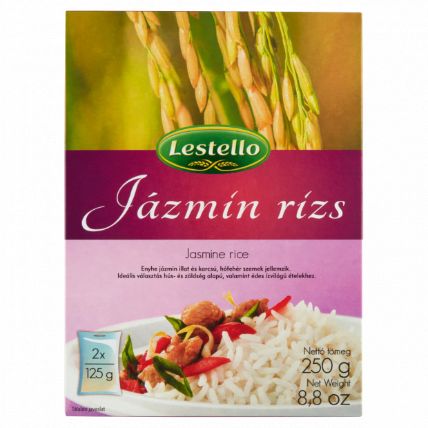 Lestello jázmin rizs 2 x 125 g (250 g) Lestello jázmin rizs 2 x 125 g (250 g)