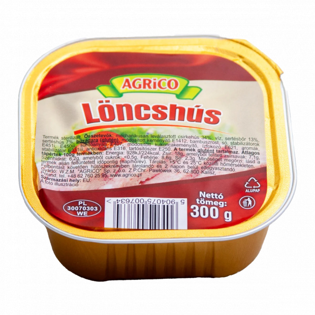 AGRICO Löncshús 300 g AGRICO Löncshús 300 g