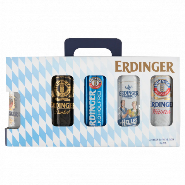 Erdinger búzasör válogatás 4 x 0,5 l Erdinger búzasör válogatás 4 x 0,5 l