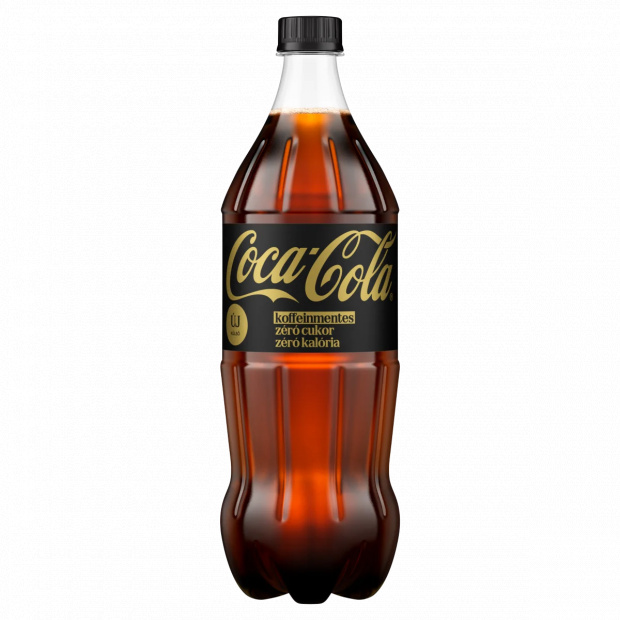Coca-Cola Zero koffeinmentes, energiamentes szénsavas üdítőital édesítőszerekkel 1 l
