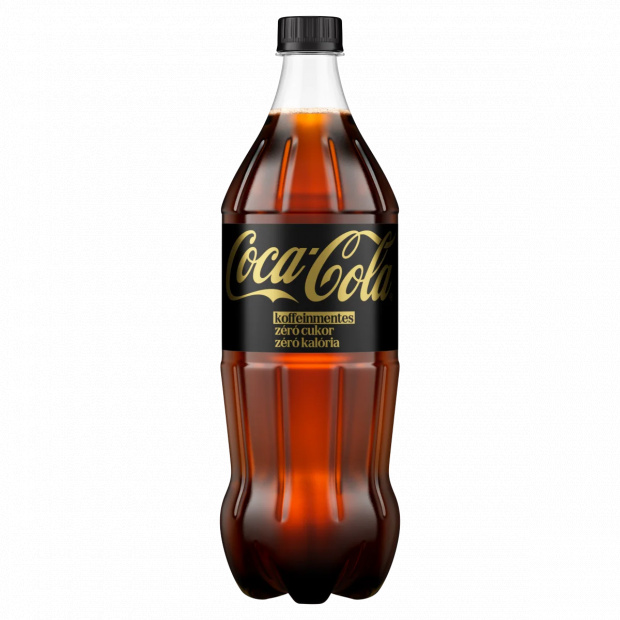 Coca-Cola Zero koffeinmentes colaízű energiamentes szénsavas üdítőital édesítőszerekkel 1 l