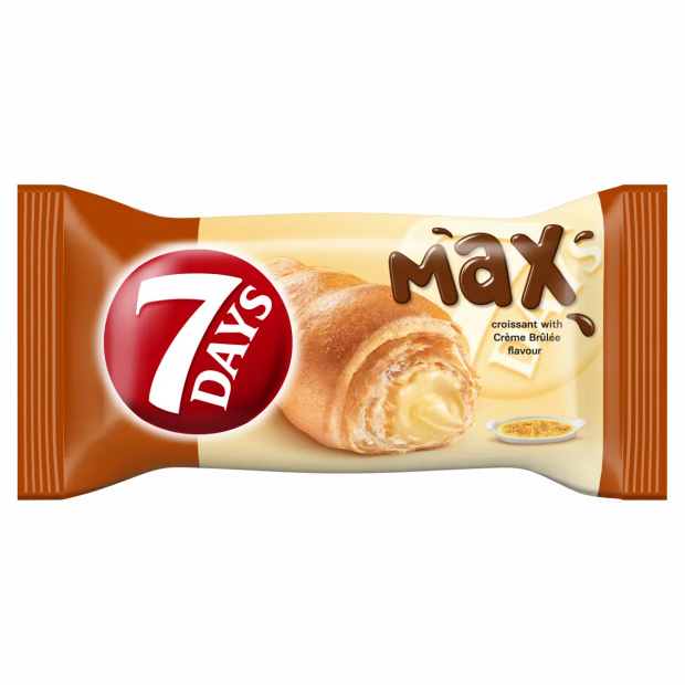 7DAYS Max croissant karamellízű töltelékkel 80 g
