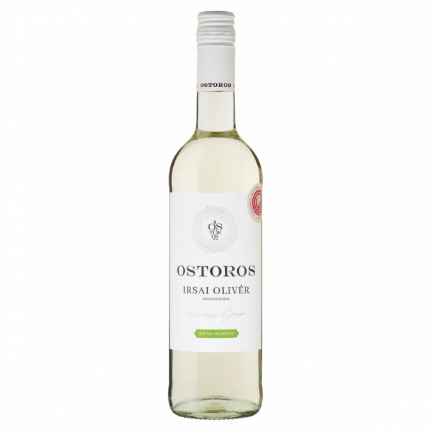 Ostorosbor Felső-Magyarországi Irsai Olivér száraz fehérbor 11,5% 750 ml
