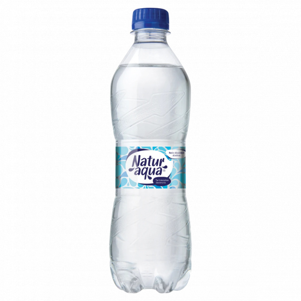 NaturAqua szén-dioxiddal dúsított természetes ásványvíz 500 ml