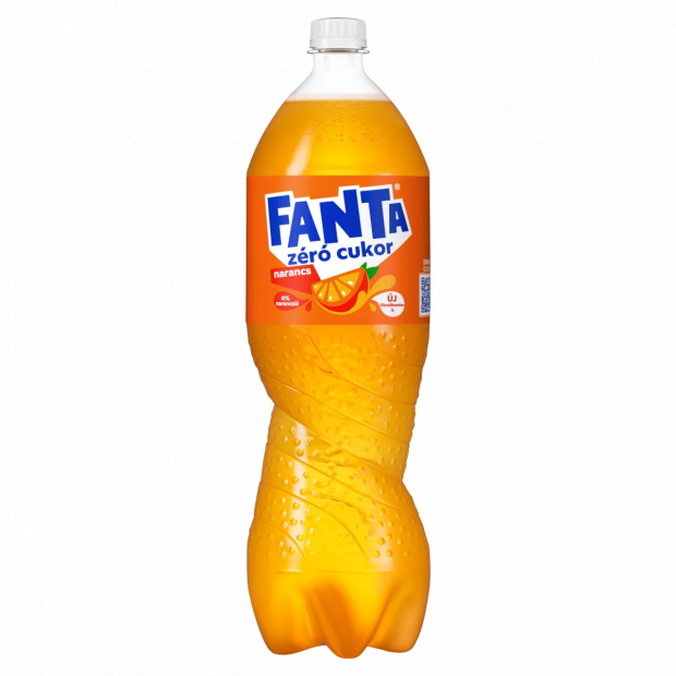 Fanta zéró cukor energiamentes narancsízű szénsavas üdítőital édesítőszerekkel 1,75 l Fanta zéró cukor energiamentes narancsízű szénsavas üdítőital édesítőszerekkel 1,75 l