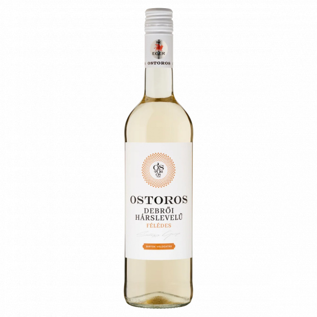Ostorosbor Debrői Hárslevelű classicus félédes fehérbor 11,5% 750 ml