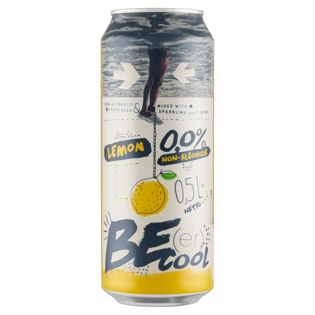 BE(er) Cool alkoholmentes világos sör és citromízű szénsavas üdítőital keveréke 0,5 l BE(er) Cool alkoholmentes világos sör és citromízű szénsavas üdítőital keveréke 0,5 l
