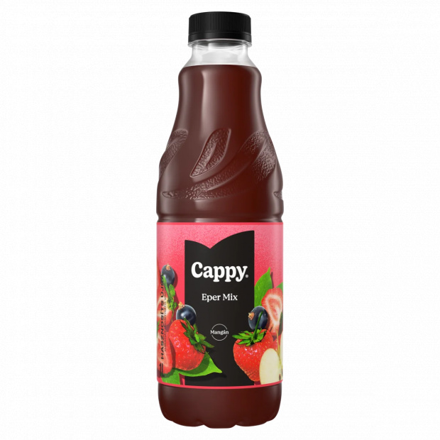 Cappy Eper mix gyümölcsital gyümölcslével és gyümölcspürével cukorral és édesítőszerekkel 1 l
