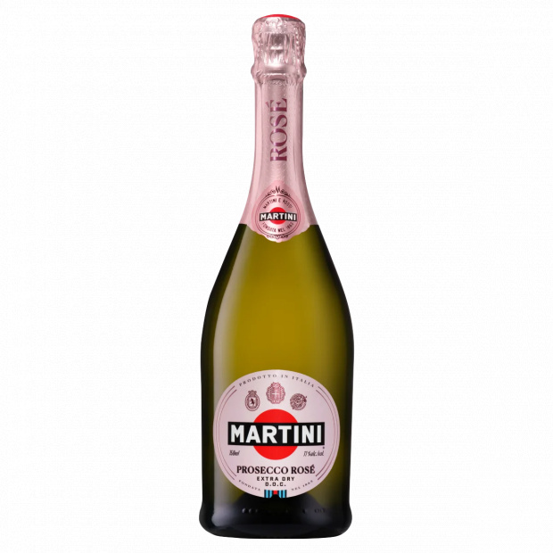 Martini Prosecco Rosé illatos minőségi extra száraz pezsgő 11% 750 ml