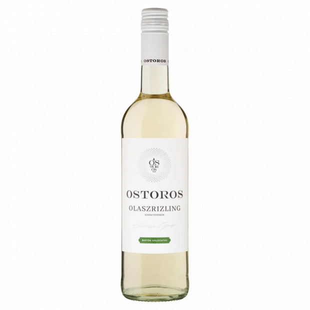 Ostorosbor Felső-Magyarországi Olaszrizling száraz fehérbor 12,5% 750 ml Ostorosbor Felső-Magyarországi Olaszrizling száraz fehérbor 12,5% 750 ml