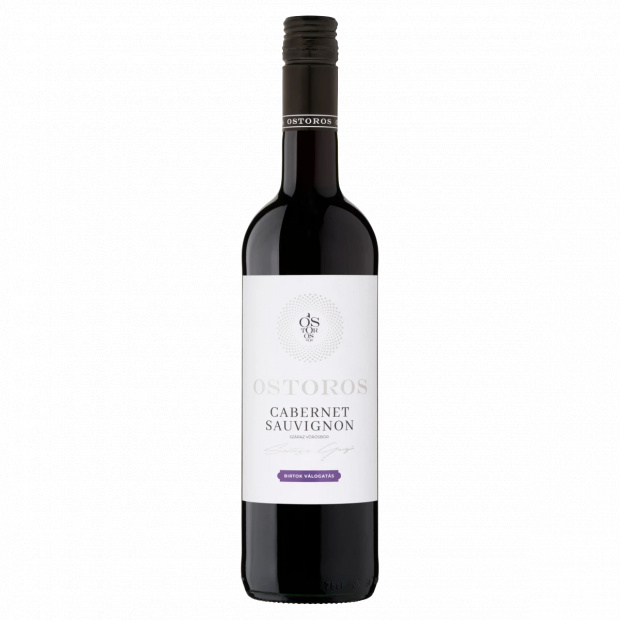 Ostorosbor Cabernet Sauvignon száraz vörösbor 12,5% 750 ml Ostorosbor Cabernet Sauvignon száraz vörösbor 12,5% 750 ml
