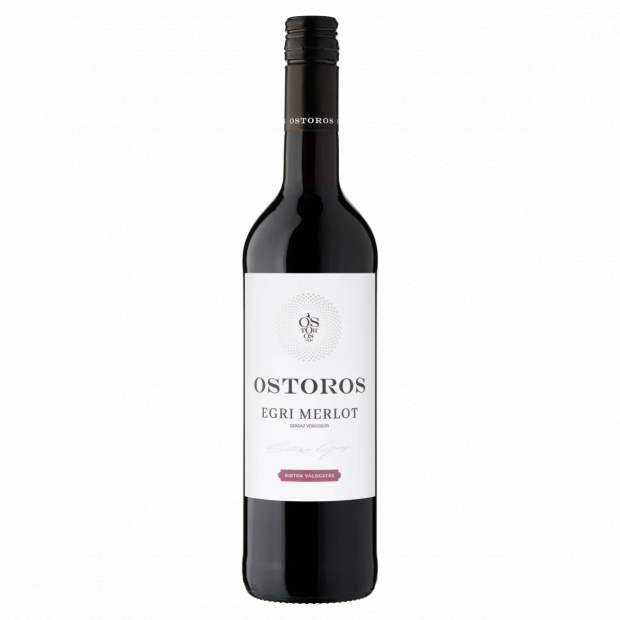 Ostorosbor Egri Merlot classicus száraz vörösbor 13% 750 ml