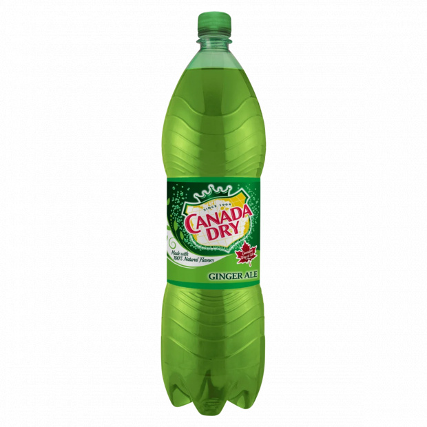 Canada Dry gyömbérízű szénsavas üdítőital cukorral és édesítőszerekkel 1,5 L Canada Dry gyömbérízű szénsavas üdítőital cukorral és édesítőszerekkel 1,5 L