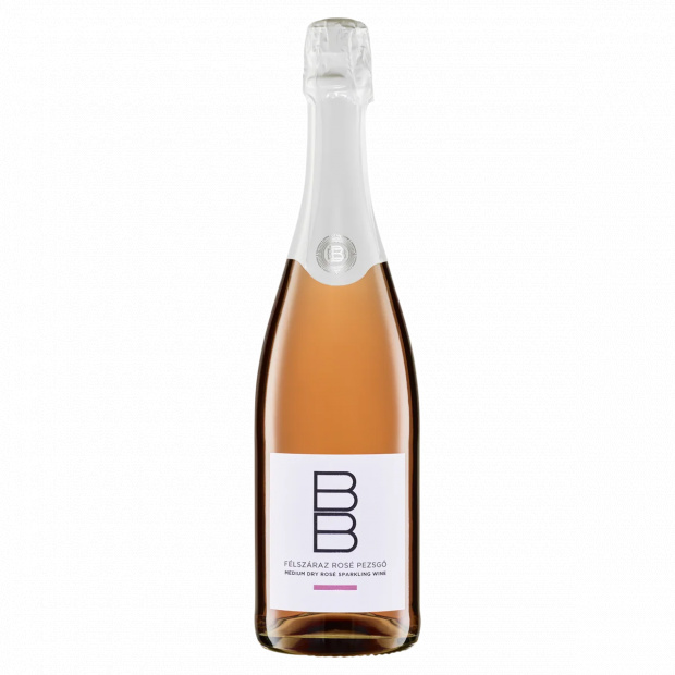 BB félszáraz rosé pezsgő 11% 0,75 l BB félszáraz rosé pezsgő 11% 0,75 l