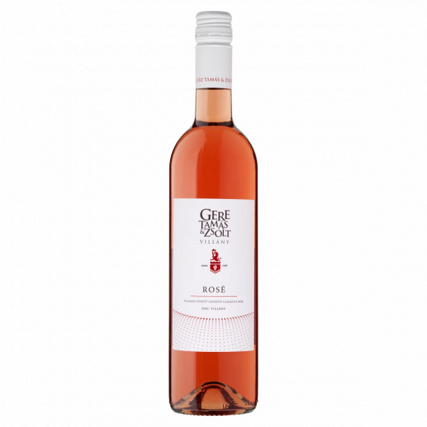 Gere Tamás & Zsolt Villány Rosé classicus rosébor 13% 750 ml