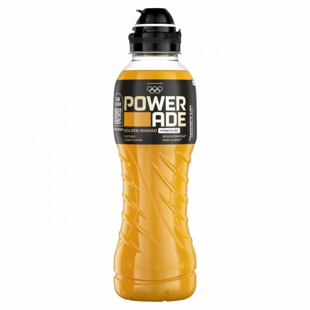 Powerade szénsavmentes, mangóízű izotóniás sportital 500 ml